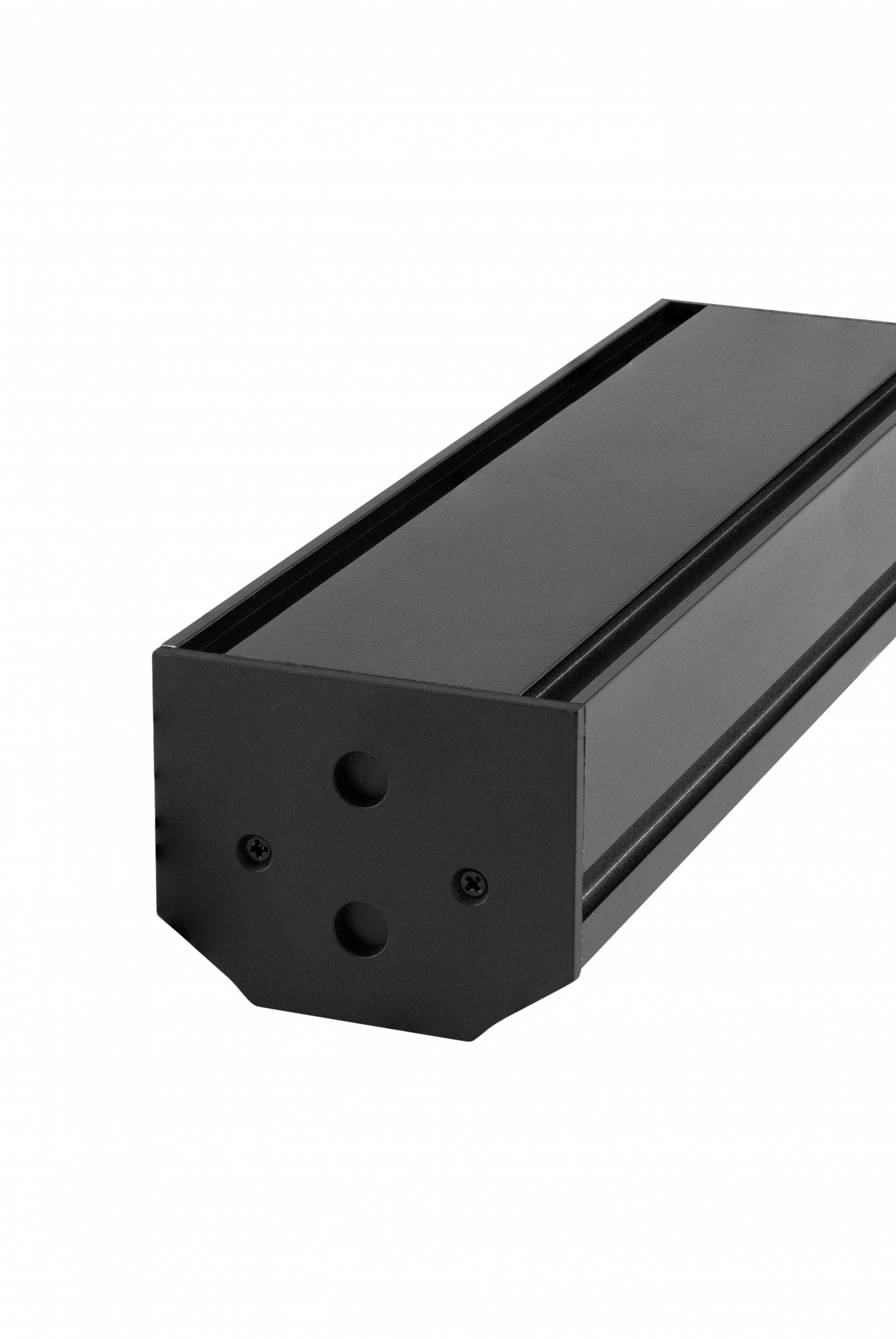 Магнитный шинопровод 3м под натяжной потолок IZILED 220V IZ220P-3000BK (торцевые заглушки в комплекте)