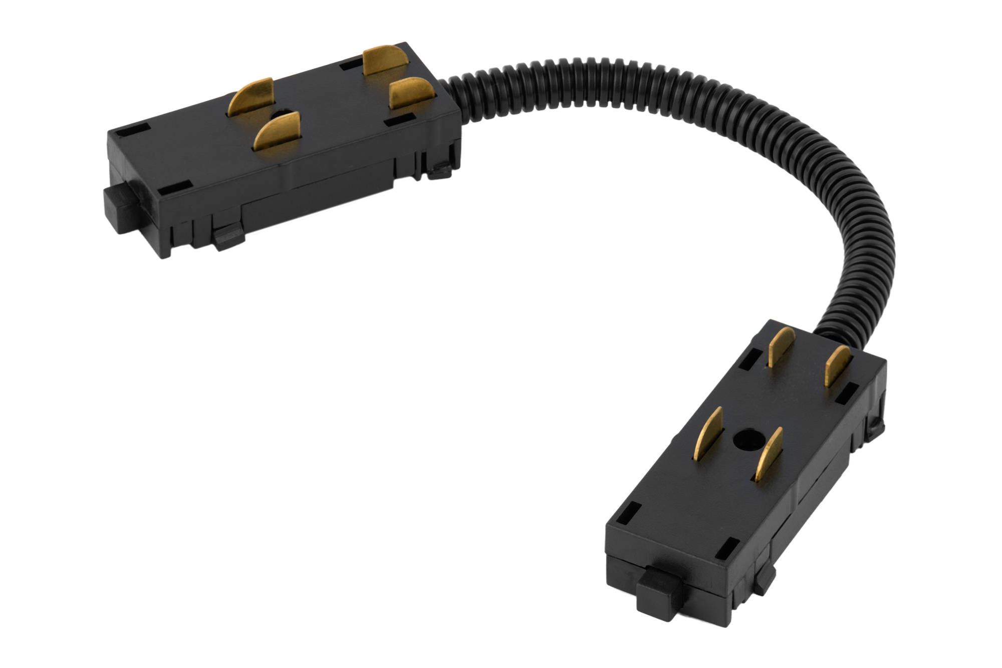 Коннектор гибкий угловой IZILED 220V IZ220-2200BK